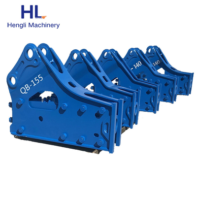Mini Ekskavatörler için HL155 Hidrolik Çekiç Susturuculu Tip Hidrolik Kaya Kırıcı Jack Çekiç