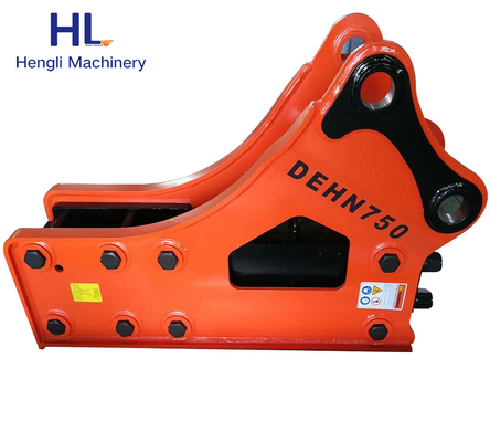 HL75 6 Tonluk Soosan Ağır Ekskavatör Hidrolik Kırıcı Kriko Çekiç Üst Tip Daha Az Arıza