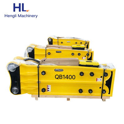 RM140 Mini Ekskavatör Üst Tip Keski 135mm Hidrolik Çekiç Kaya Yolu Taş Kırıcı