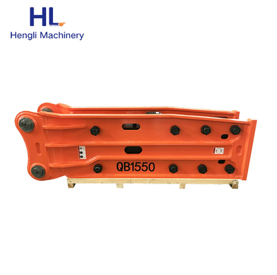 Mini Ekskavatörler için HL155 Hidrolik Çekiç Susturuculu Tip Hidrolik Kaya Kırıcı Jack Çekiç